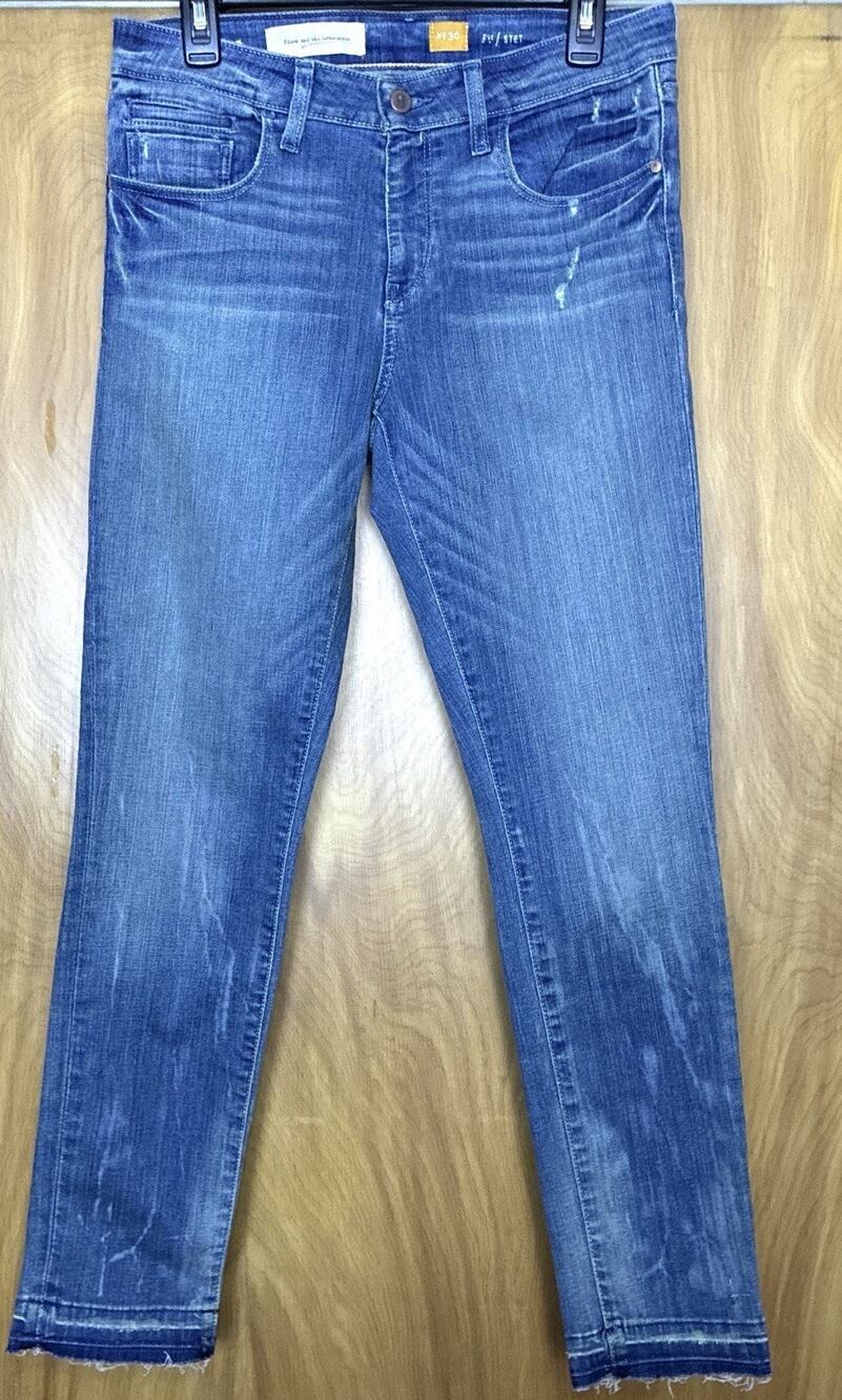 Pilcro & The Letterpress Straight Leg Ankle Jeans Size 30 Anthropologie
